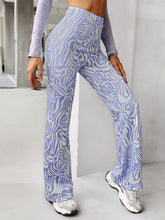 Casual High Waisted Wrap Animal Printed Pants Bottoms