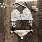 Handmade Knitted Hollowed Bikini Set