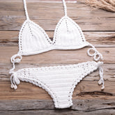 Shell Hollow Out Split Bikini Swimsuit