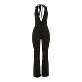 Women's Fashion Lace-up Slim Fit Bodysuit