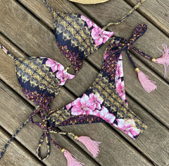 Leopard Print Multicolor Women's Swimsuit
