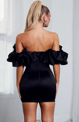 Cyprus Puff Shoulder Dress
