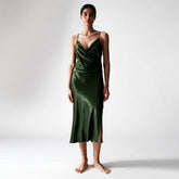 Zara Green Slip Dress