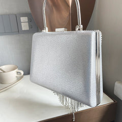 Casual Daily Party Formal Solid Tassel Patchwork Bags