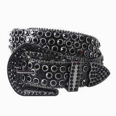 Sweet Solid Sequined Rhinestone Belts