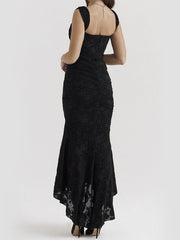 Petra Floral Fishtail Skirt Print Maxi Dress