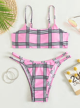 Sexy Tie-dyed Gradient Swimsuit Bikini