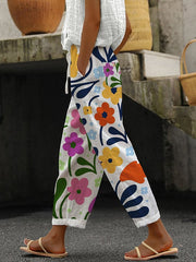 Women's Printed Casual Trousers