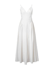 Mirabelle Mesh Embroidered A-Line Maxi Dress