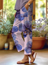 Women's Art Floral Loose Casual Pants (With Pockets)