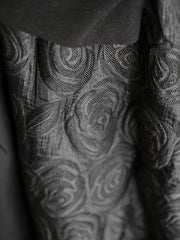 Double Layered Elasticity Jacquard Solid Color Split-Joint A-Line Loose Skirts Bottoms