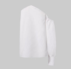 Solid color slim shirt