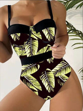 Sexy Printed Hard Wrapped One Piece Swimwear - ohitfits