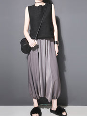 3 Colors Elasticity Cuprammonuium Knickerbockers Culotte Pants