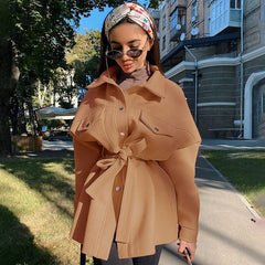 Lilah - Belted Wool Shacket