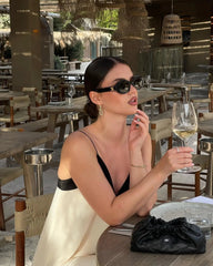 Venezia Two-Tone Backless Maxi Dress