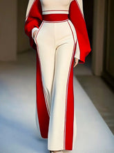 Loose Wide Leg Striped Casual Pants Bottoms Trousers