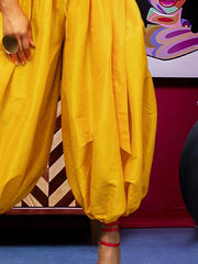 Harem Pants High Waisted Pleated Solid Color Split-Joint Pants Trousers