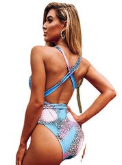 One-piece Swimsuit Sexy V-neck Bikini
