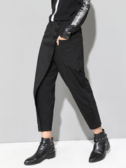 Leisure Fashion Irregularity Solid Color Harem Pants