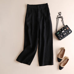 Women's Solid Color Loose Casual Pants