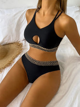 Women's Sexy Metallic Color Block Beach Sexy Bikini