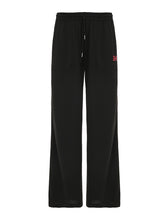 Loose Letter Print Wide-Leg Pants