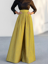 Solid Color Loose Wide Leg Trousers Casual Pants Bottoms