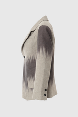 Phoenix Print Asymmetric Blazer