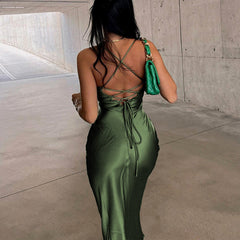 Mila Satin Slip Dress