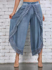 Women's Lace Lace Harlan Pants Wide Leg Pants