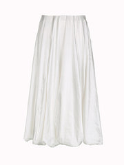 Bud Satin Drape Maxi Skirt
