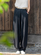 Vintage Loose Solid Color Casual Lantern Pants