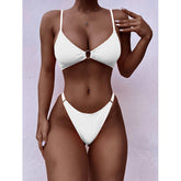 bathing suits white Bikini Set