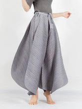 Simple Wide Leg Loose Pleated Solid Color Casual Pants Bottoms