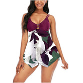 Plus-Size Sexy Split Swimsuit
