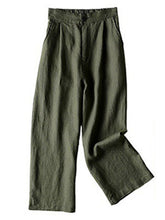 5 Colors Line Loose Casual Plus Size Wide-Leg Pants