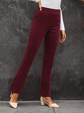 Casual Wrap Solid Color Pants
