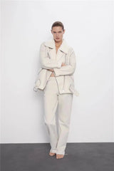 Tundra Fleece Lined Biker Jacket