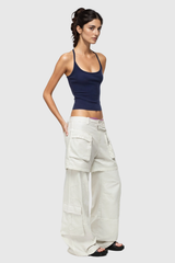 Abhilash Removable Deconstruct Pocket Cargo Pants In Apricot