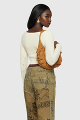 Agrata Butterfly Bodycon Knit Top