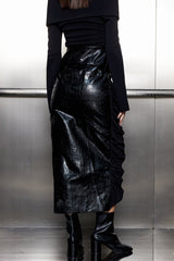 Aimo Ruch Mesh Split Skirt