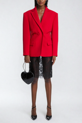 Alayka Lapel Button Blazer