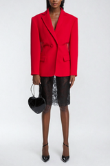 Alayka Lapel Button Blazer