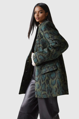Aldrich Leopard Lapel Blazer