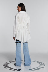 Alexia Bodycon Asymmetric Shirt