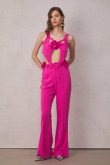 Amayah Flower Hollow Sleeveless Set