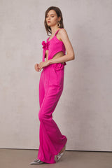 Amayah Flower Hollow Sleeveless Set