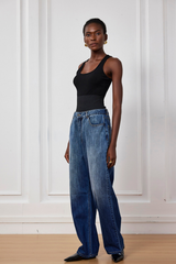 Azaria High Rise Jeans In Blue