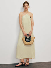 Asymmetrical Off-Shoulder Long Dress